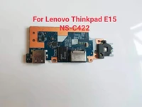 new original genuine for lenovo thinkpad e15 usb io power button board switch panel ns c422