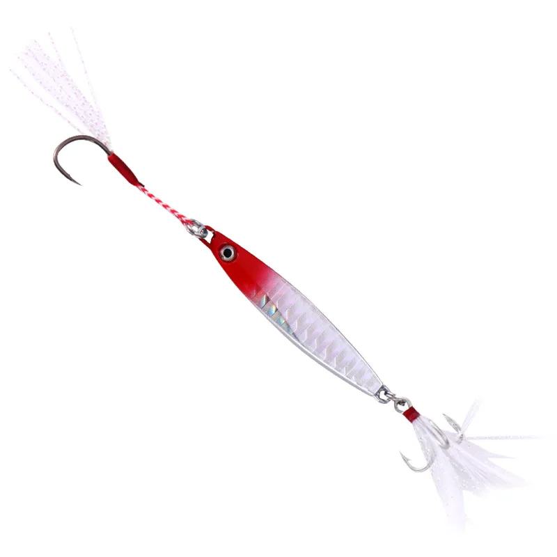 

1 Pcs Hard Fishing Bait 7G-30G Sinking Bait Vibrating Rattan Hook Wiggler Deep Submergence Marine Artificial Plastic Bait