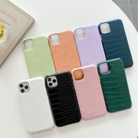 luxury crocodile leather phone case for iphone 8 7 plus 11 12 13 pro max x xs max xr fashion alligator leather pu cover