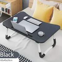 wooden foldable computer desk folding laptop stand holder portable study table desk for bed sofa tea serving table stand