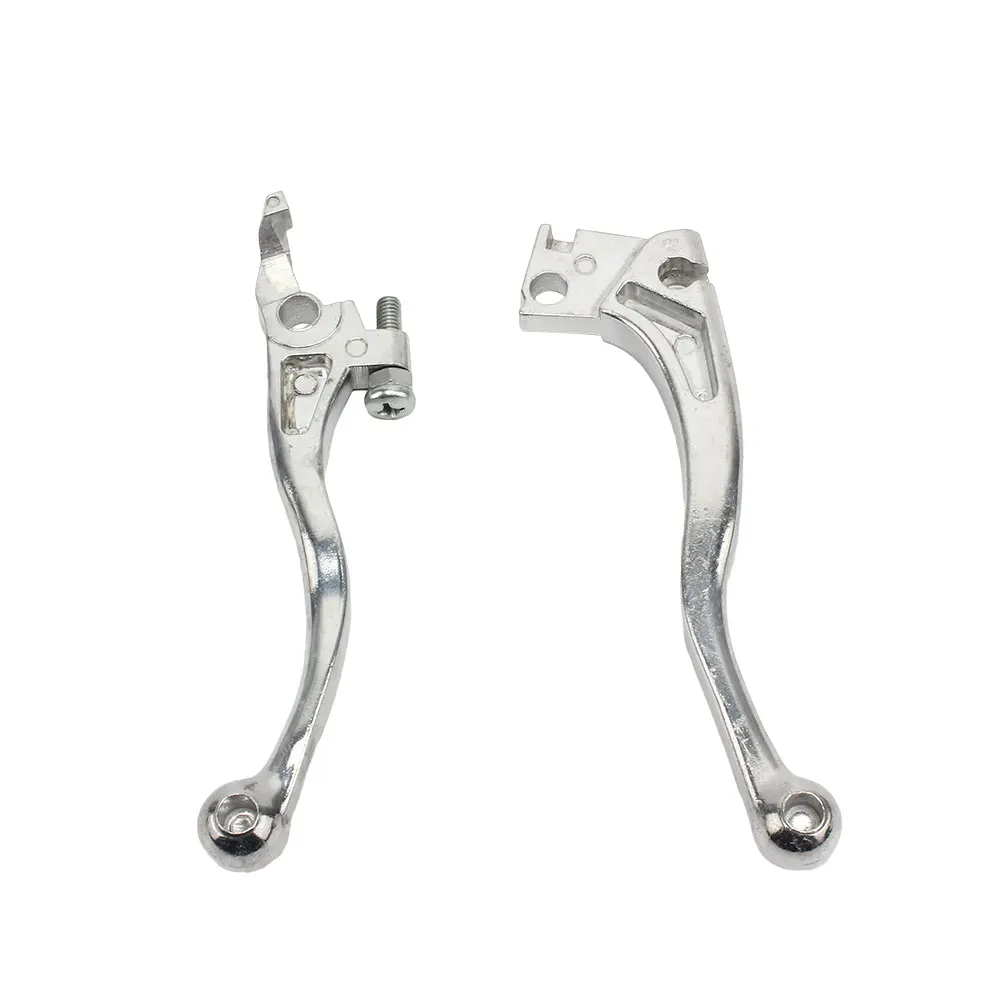 

Motorcycle Chrome Accessories Dirt bike KLX 250 125 150 Clutch Brake Lever For Kawasaki KLX250 KLX125 KLX150 2008-2019 2018 2017