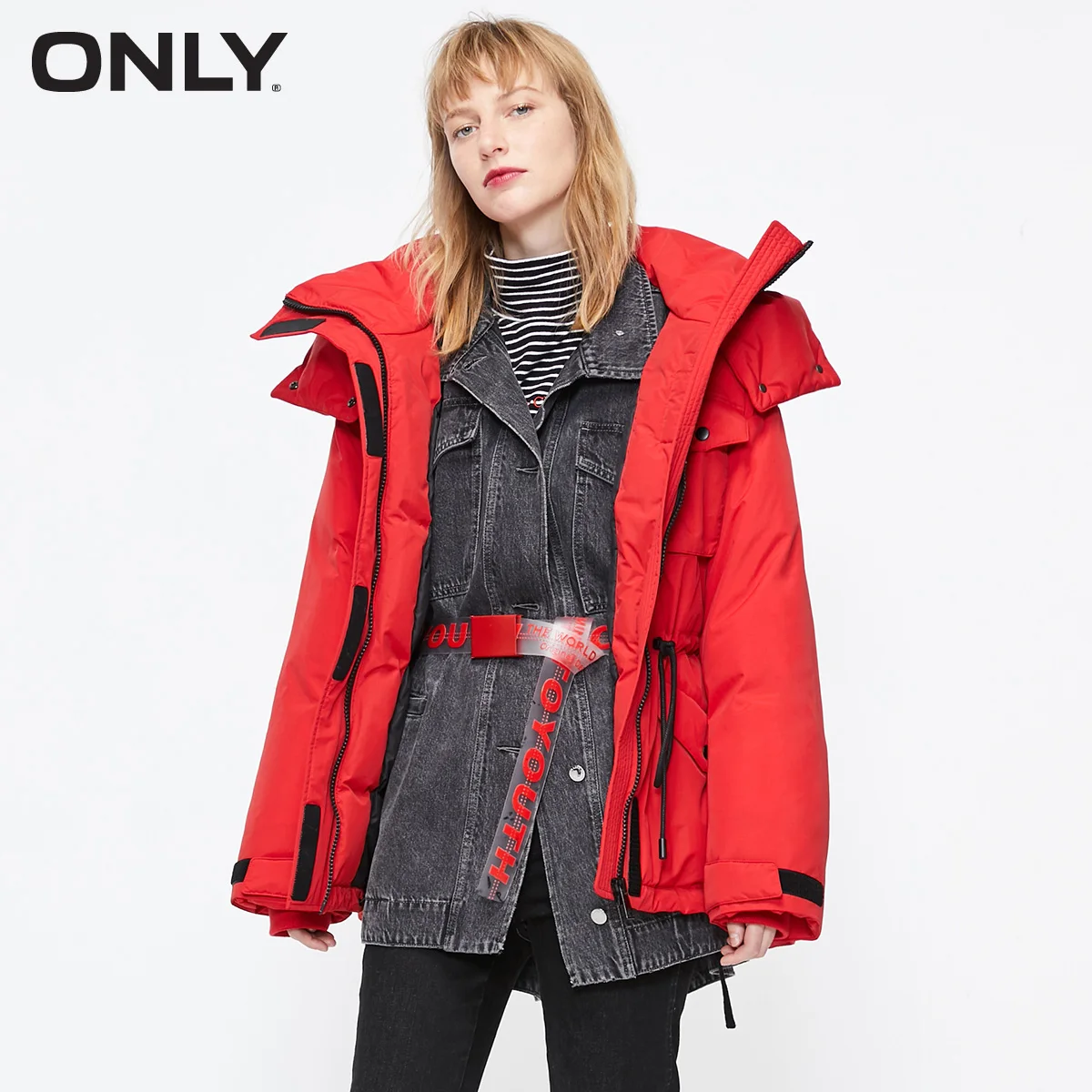 RACING RED Только женский пуховик Pike | 119323517 - Цвет: RACING RED