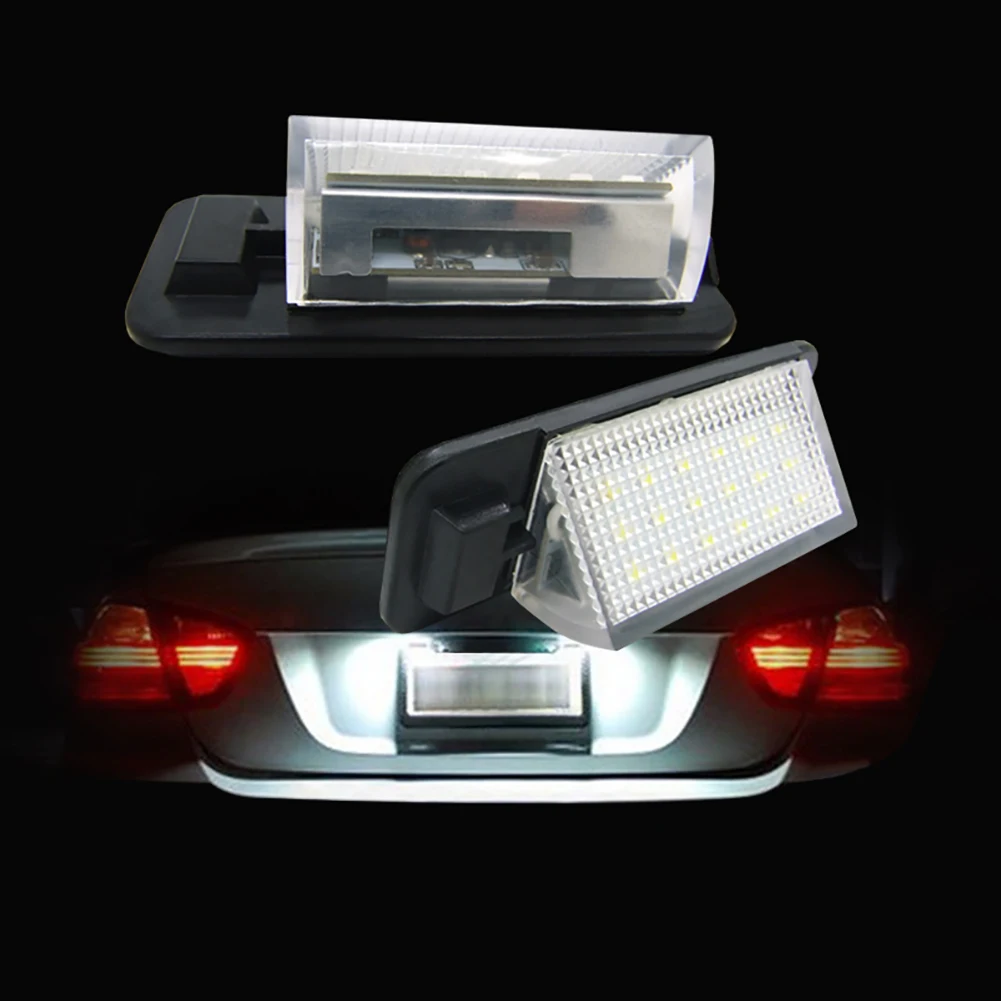 

New 2PCS 6500K High brightness Light Spreading Widely Replacement License Plate Light Lamp Accessory For BMW 3 SERIES E36 92-98