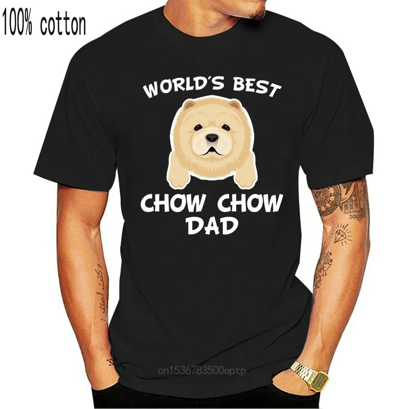 

Новая рубашка Chow Dad-World'S лучшая футболка Chow Dad Dog Owner 2021, забавная футболка унисекс