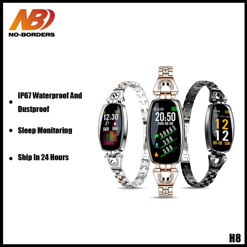 

H8 Smart Watch Women 2020 Waterproof Heart Rate Monitoring Bluetooth for Android IOS Fitness Bracelet Smartwatch