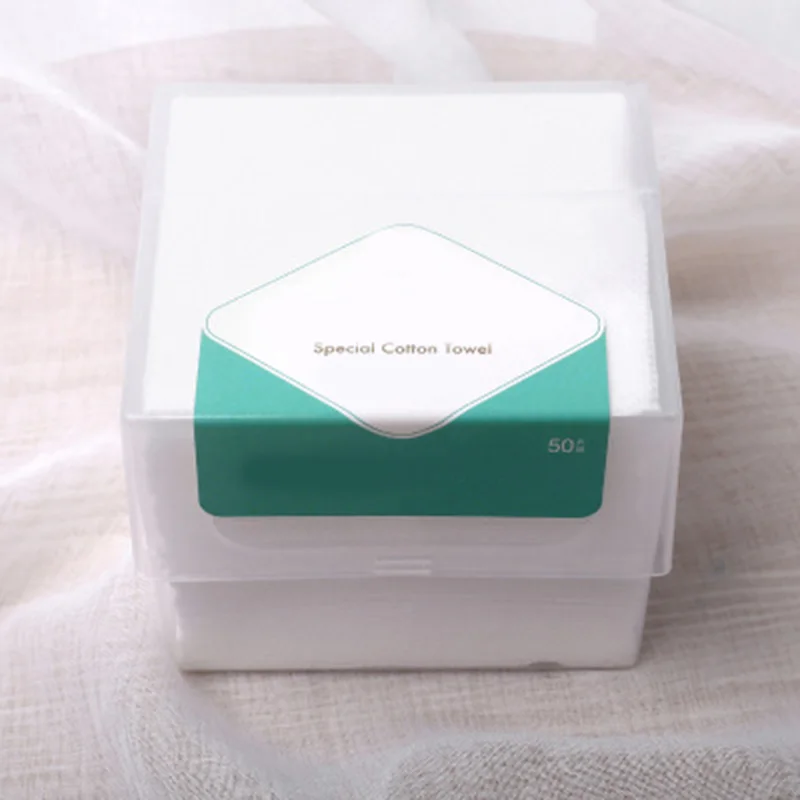 Хлопковая ткань для лица полотенце ватные диски снятия макияжа не раздражающие