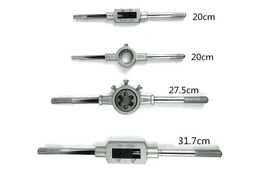 110 шт./компл. Tap& Die Toolkit M3-M12 M6-M20 резьбовой метрический гаечный ключ, конические краны, штепсельные краны, t-образный кран с ручкой гаечного ключа