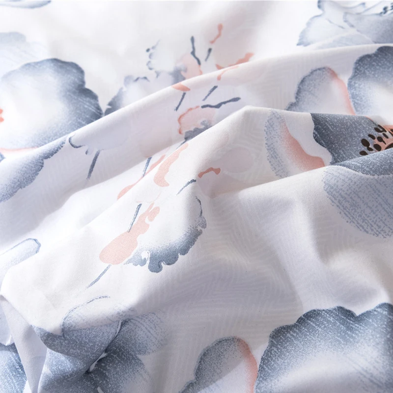 

Fashion Flowers Bedding Duvet covers Set Trendy Quilt Cover 3pcs Botanical Printed Home Textiles Elegant Chic Bed Set pillowcase