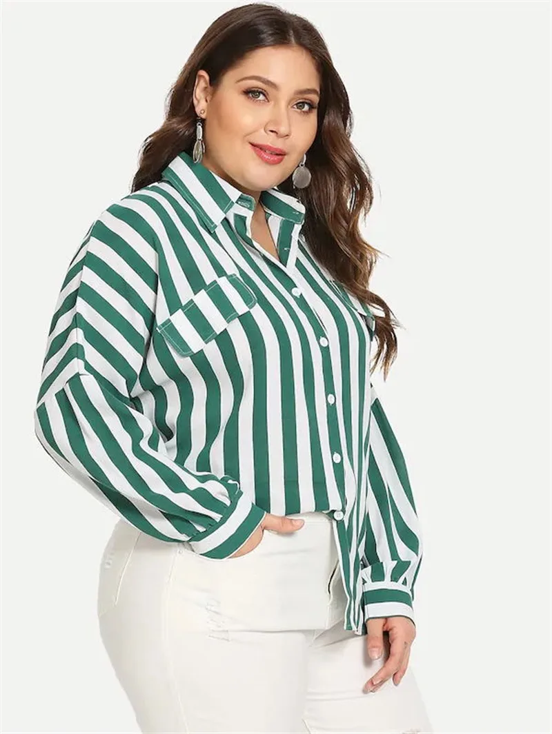 Женская футболка в полоску с длинным рукавом и отложным воротником|Футболки| |