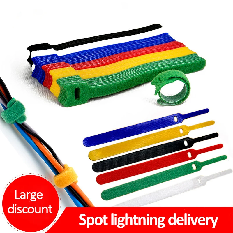 Т-образный кабель на липучке 15 см 50 шт. | Обустройство дома