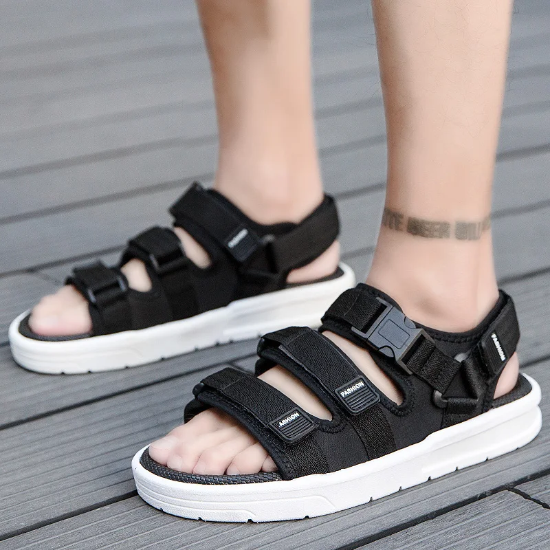 2021 Men's Sandals Gladiators Casual Roman Shoes Men Women Summer Beach Shoes Sport Water Flip Flops Sandalia Casual Sneakers
