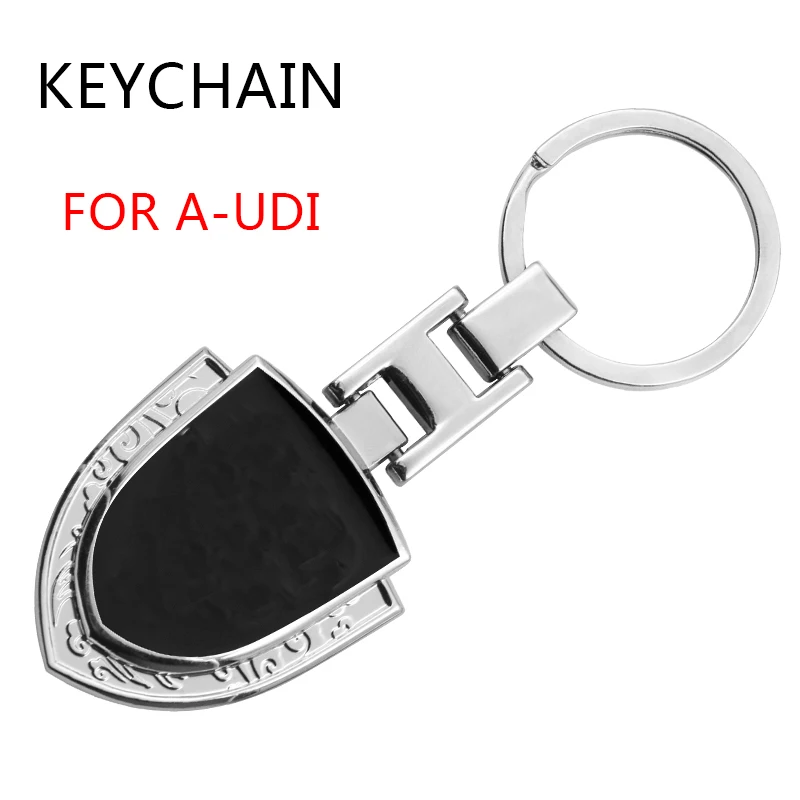 Металлический брелок эмблема для автомобильного стайлинга ключей Audi A6 C6 C7 A1 A3 A4 B5