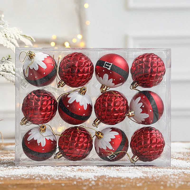 12 шт. подвесные шары для укравечерние ёлки|Декоративные шары| |