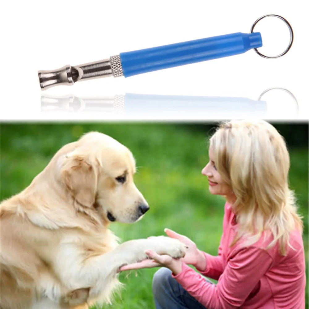 

Ultrasonic Dog Training Whistle Puppy Whistle for Pets Training (Blue)