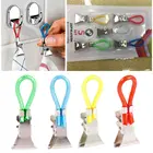 5 шт. прочные чайные полотенца Висячие зажимы зажим на текстильная застежка ручные Вешалки для полотенец