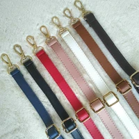 125cm women adjustable handbag belt 1 8cm width diy pu leather detachable shoulder strap with buckle bag parts accessories