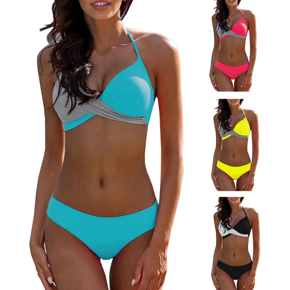 Сексуальное бикини новинка 2019 купальник женский комплект купальный костюм