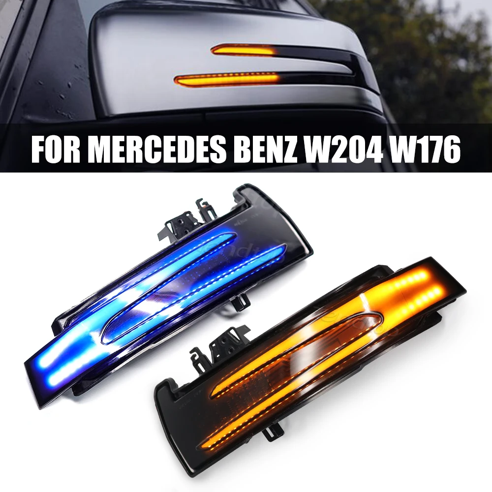 

LED Dynamic Indicator Turn Signal Lamp Car Light Accessories For Mercedes Benz W204 CLA A B C E S GLA GLK CLS Class W176 W212