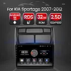 Автомобильный мультимедийный радиоплеер на Android для KIA Sportage 2007, 2008, 2009, 2010, 2011, 2012, Mirror Link, управление рулевым колесом, два USB