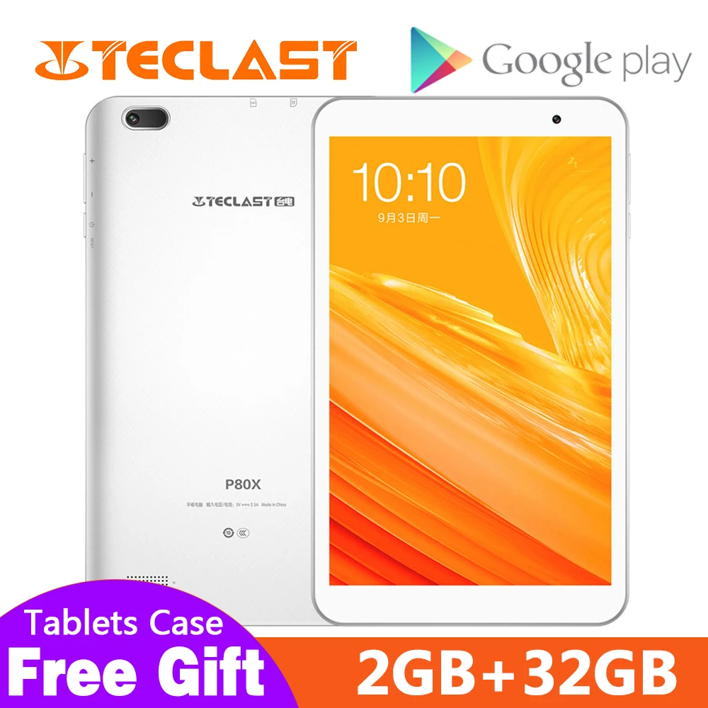 Белые планшеты Teclast P80X 4G планшет Android 9 0 нетбук фаблет Планшеты 8 дюймов 1280x800 SC9863A