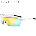 Солнцезащитные очки HONILLESI TR90 для мужчин и женщин, поляризационные, для спорта, рыбалки, вождения, 5 линз, 8005