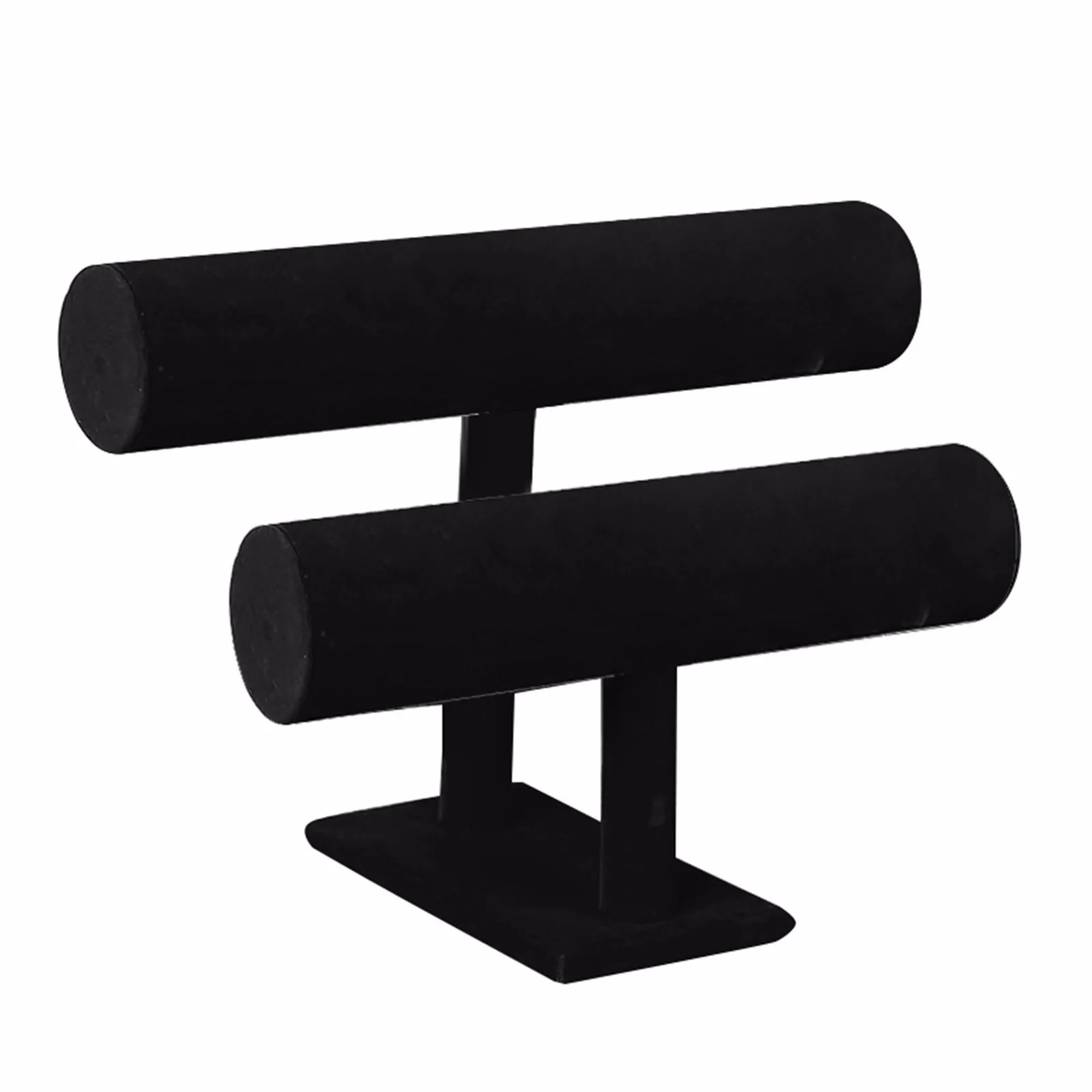 

2 Tiers Watches Pillow Rack Velvet Bracelet Watch Display Stand Holder Organizer Jewelry Background Cloth Accessory Stand