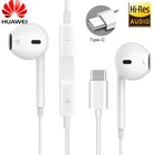 Оригинальные наушники HUAWEI CM33, USB Type-C, наушники-вкладыши, гарнитура с микрофоном, наушники HUAWEI Mate 10pro 20 X RS P20 Pro Note 10