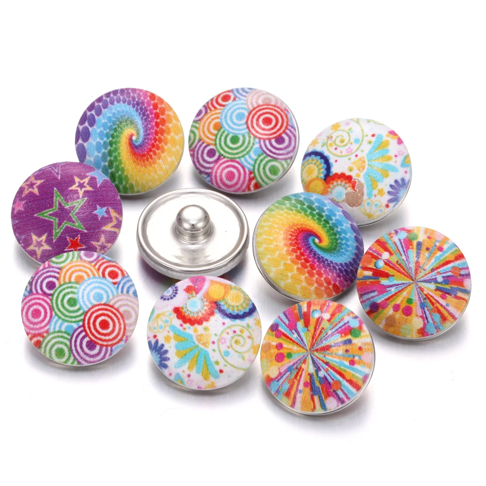 10 шт./лот новые застежки для ювелирных изделий деревянные рождественские