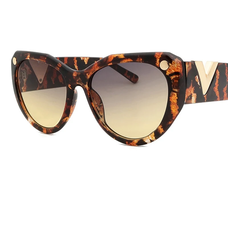 

vintage Cat eye sunglasses woman 2020 Oversized Big frame glasses 2020 women fashion brand female sunglasses uv400 Gafas de sol