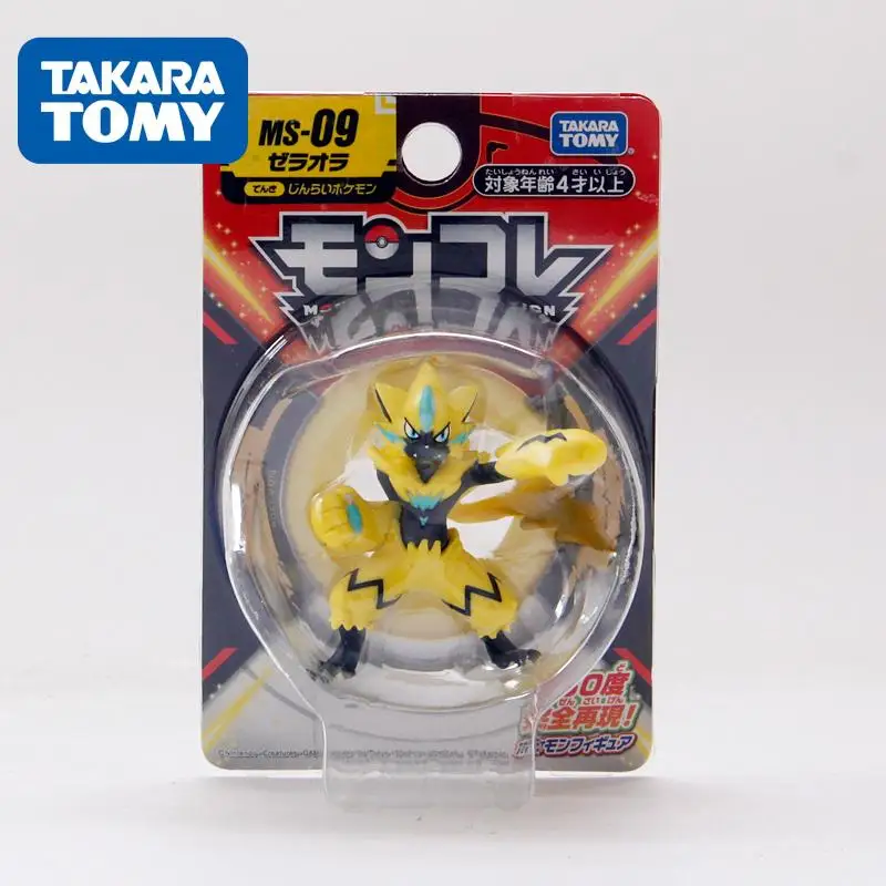

5.5cm TOMY Pokemon Original Zeraora Pokemon Pikachu Anime Figure Toys Dolls Child Birthday Gift