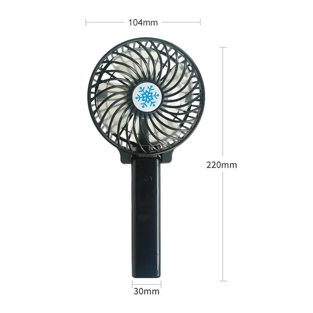 

Mini Portable Hand-held Small Folding Desk Fan Cooler Rechargeable Level Tools Speed USB Outdoor Fan 3 Adjustable Cooling S N5C6