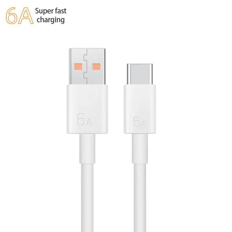 

6A Super Fast Charging Type-C Data Cable 66W Supercharge Type C USB Cable For Mate 20 30 Pro P30 P40 Pro Honor 30 30S