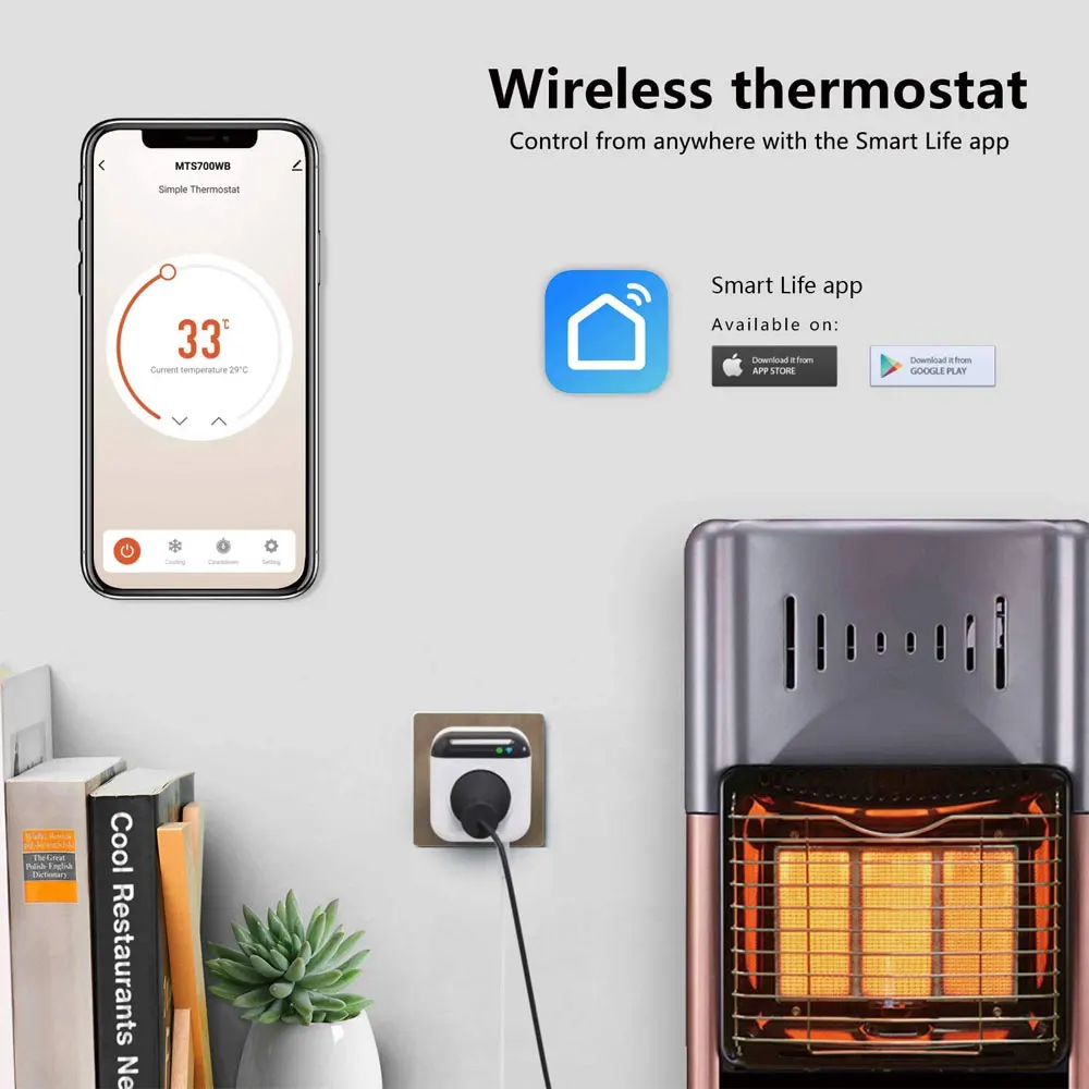 Nashone Wifi Thermostat 220V Tuya Smart Temperature Controller Floor for Water/Gas Boile Work with Alexa | Обустройство дома