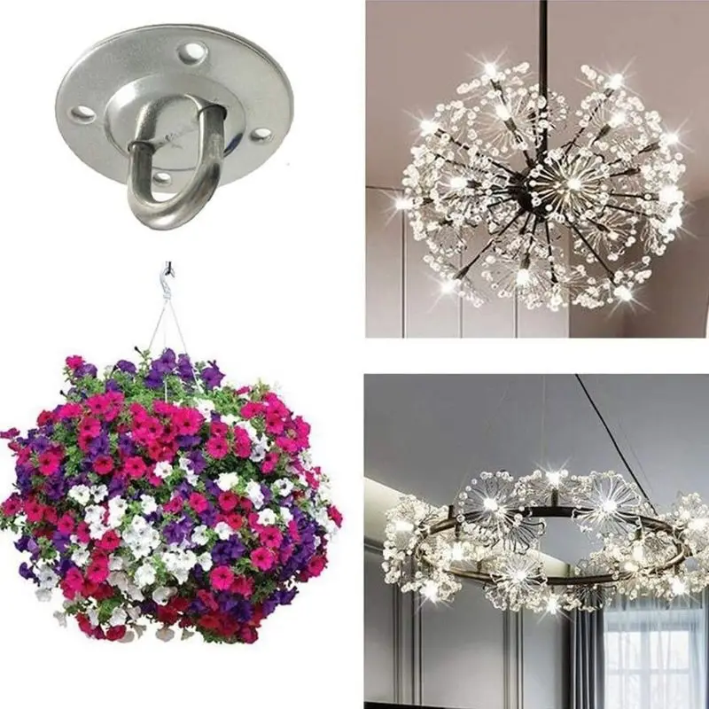 

Stainless Aerial Yoga Hammock Ceiling Anch.or Set- Inversion Swing - Yoga Swing/Sling/Inversion/Trapeze Tool Pilates