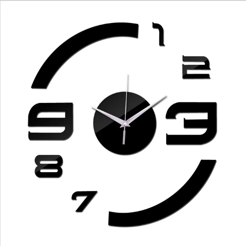Настенные часы современный дизайн цифровые светодиодные настенные с наклейками