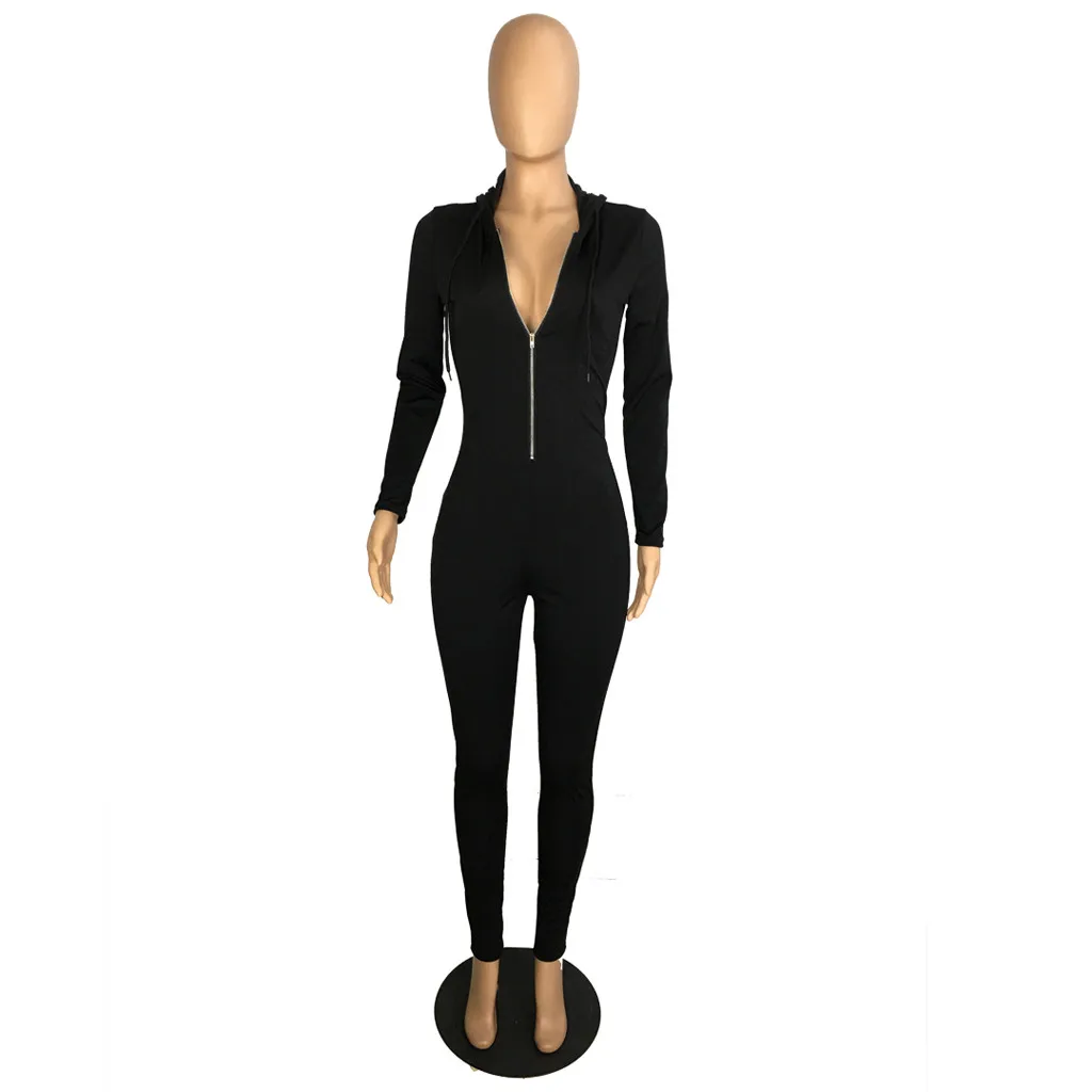 Сексуальный облегающий топ с глубоким v-образным вырезом на молнии + однотонные