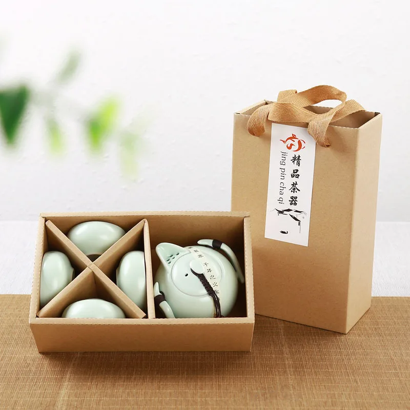 Чайный сервиз Gaiwan керамическая чайная чашка 2/4 чашек для Пуэра китайский