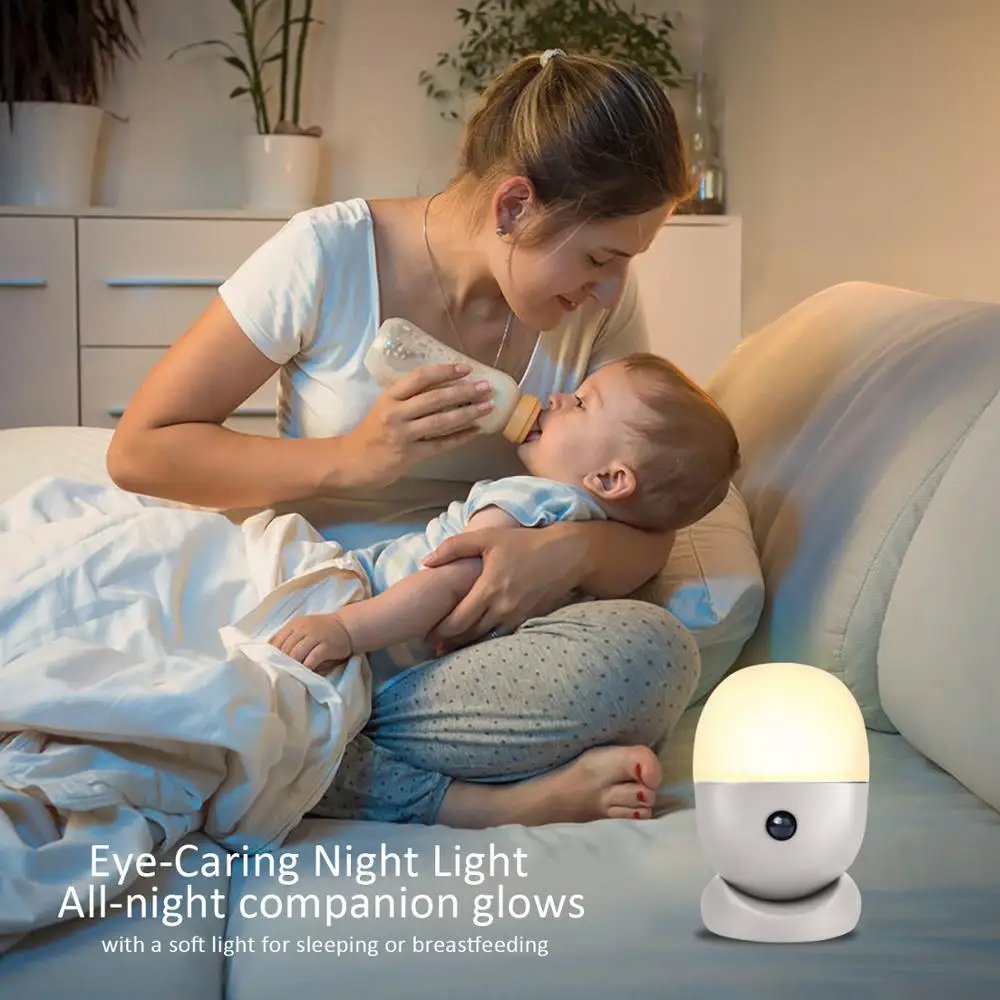 Беспроводной светодиодный ночник настенный светильник USB аккумулятор коридор