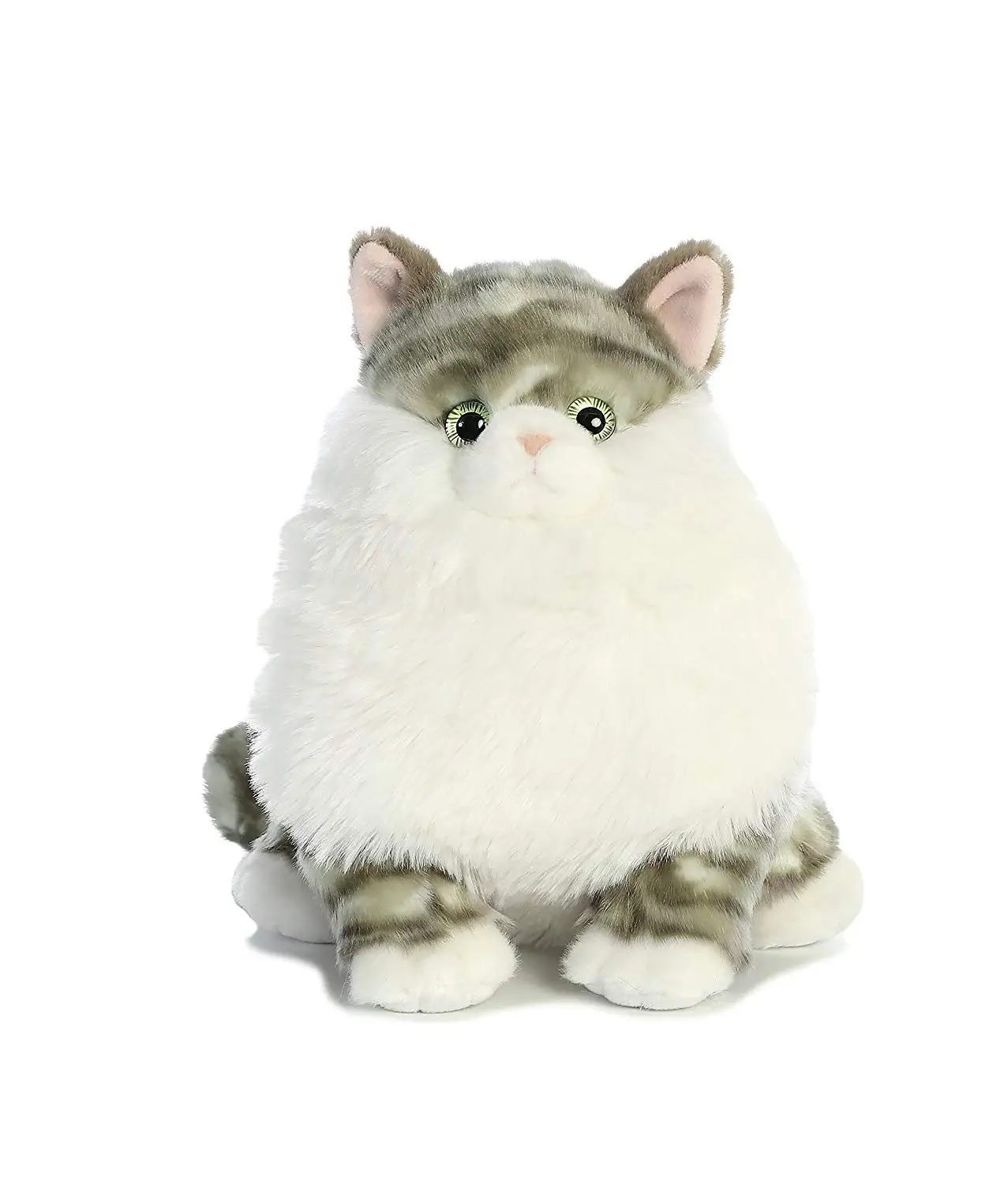 Плюшевая кукла Aurora World Fat Cat 30 см с большими блестящими глазами мягкая игрушка