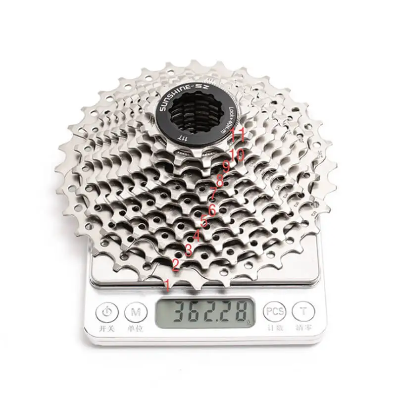 

SUNSHINE-SZ Road Bike 11s Cassette Freewheel 11-32T Bicycle Part 22s 11 Speed Flywheel Sprocket for Parts 105 5800 UT 6800 DA