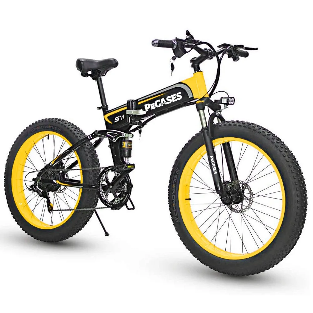 

Ebikes Electric Mountain Bike 1000W Snow Folding Bicycle 48V Lithium Battery Increase 26-Inch 4.0 Fat Tire Ebike
