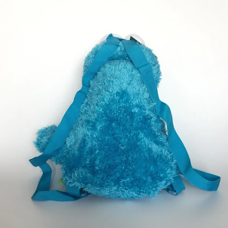 Плюшевый рюкзак с мультипликационным изображением Улица Сезам детский дорожный