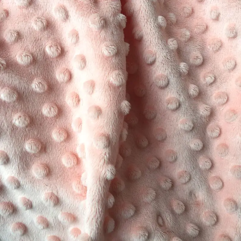 25 Colors Ultrasoft Minky Fabric 1 Meter Bubble Polyester Micro Mink Bedding Blanket Cushion Mattress Tpy Sewing Material | Дом и сад