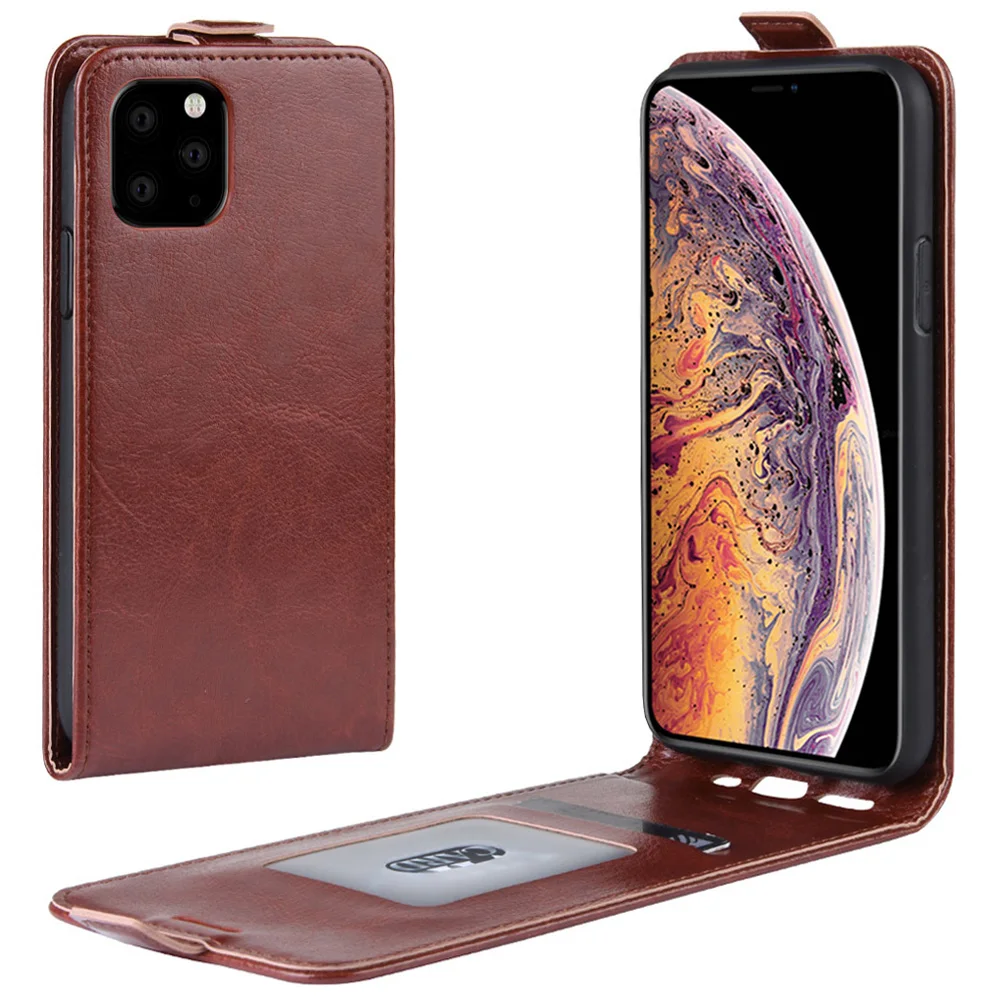 Кожаный чехол-книжка JONSNOW для iPhone 6S 7 8 6 Plus, чехол для телефона iPhone 11 Pro X XR XS Max, чехол-книжка с отделением для карт