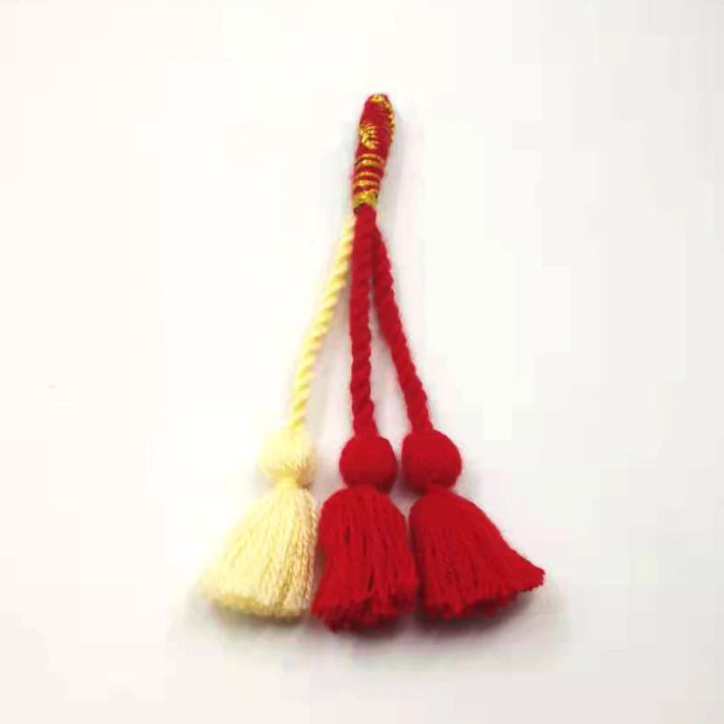Турецкий популярный стиль хлопковые кисточки ручной работы красные и желтые