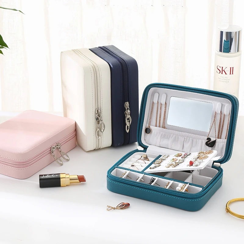 Zipper Jewelry Box is the First Choice for Business Trip, Waterproof, Anti-Fall And Anti-irty Sending My girlfriend's Mom