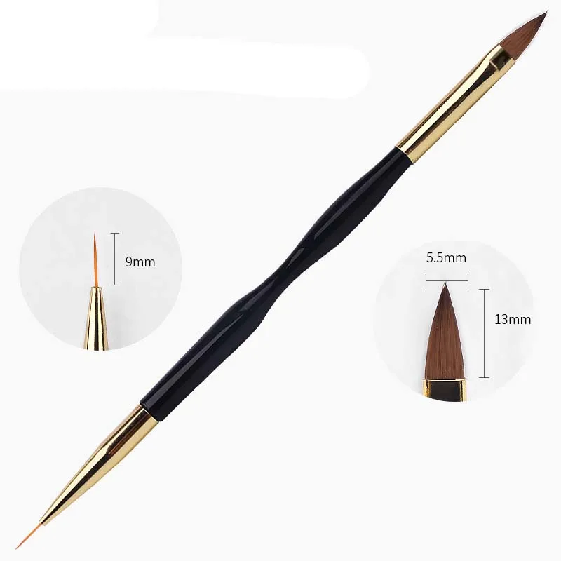 3 шт./компл. кисть для нейл арта лента рисования подводки наконечники ручка гель