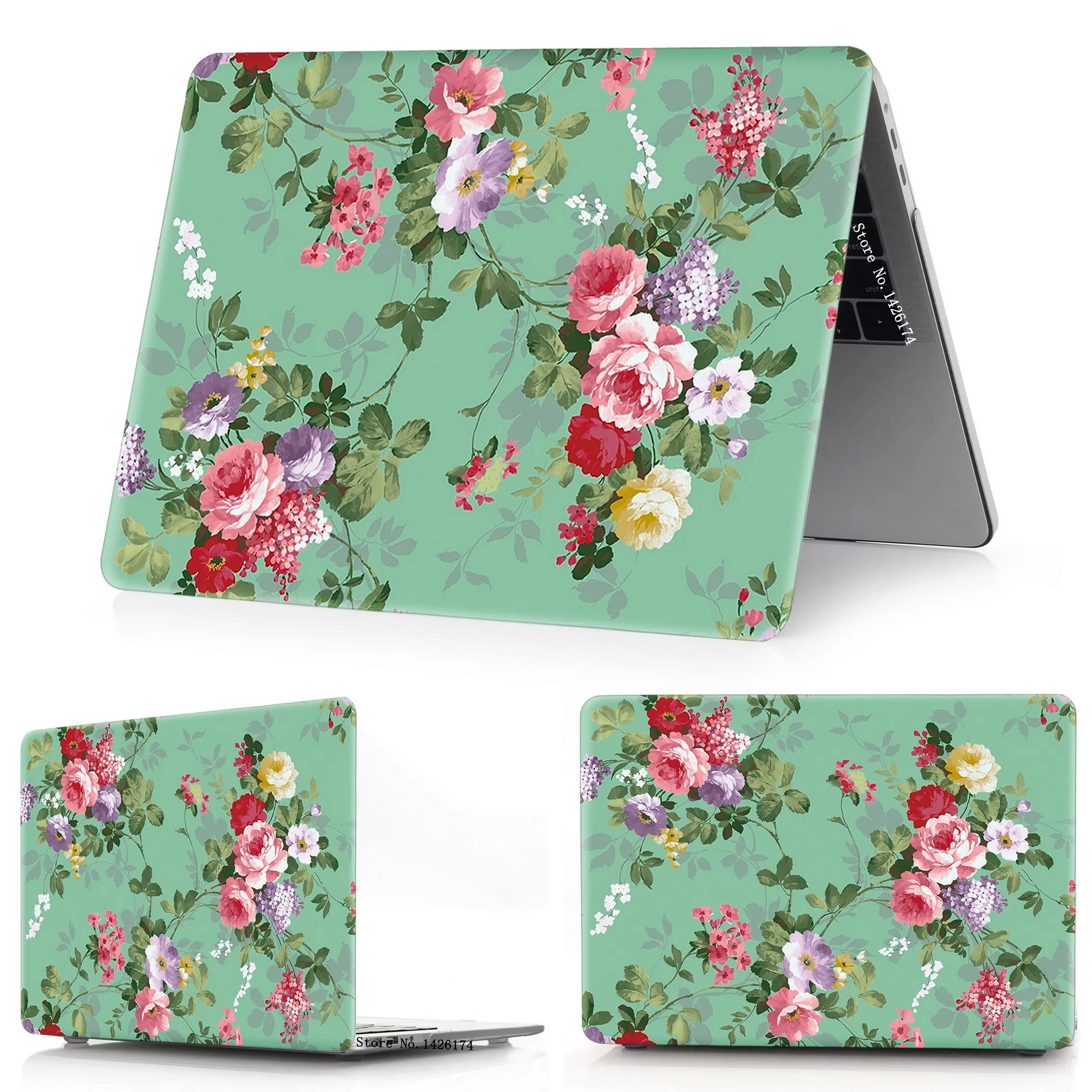 Peony flower Раскрашенный цветок, чехол для Apple Macbook Air Pro retina 11 12 13 15 дюймов сумка для ноутбука, для Mac book Air Pro 13,3 15,4 чехол. A1932+ подарок - Цвет: Peony flower