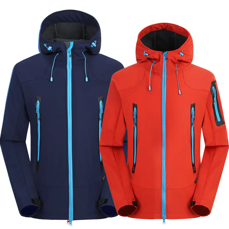 Уличная мягкая оболочка куртка для пешего туризма пальто женщин и мужчин на