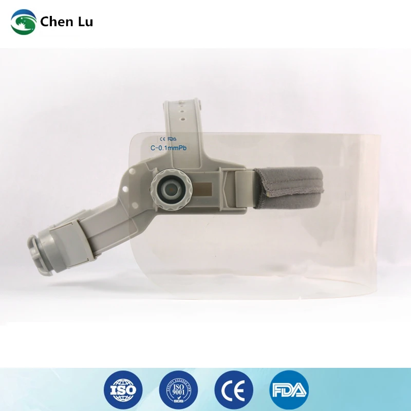 

Direct Selling radiological protection 0.1mmpb lead glass mask high quality CT x-ray radiation protective face mask